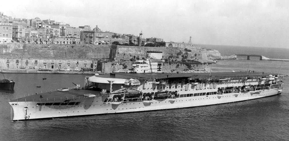 HMS Glorious, Grand Harbour, Valletta, Malta
