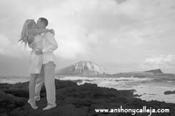 Anniversary Couple Portrait Photography Makapuu Beach Oahu Hawaii