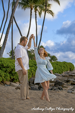 Engagement Photography Session, Paradise Cove Beach, KoOlina