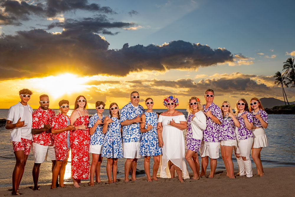 Sunset Family Photography, Paradise Cove Beach, KoOlina