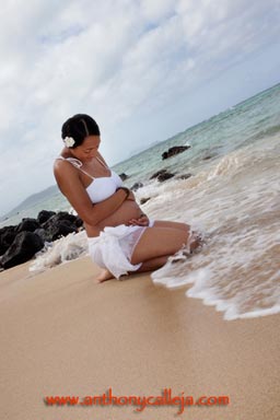 Beach maternity