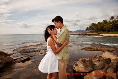 Oahu Couples Photography Secret Beach Koolina