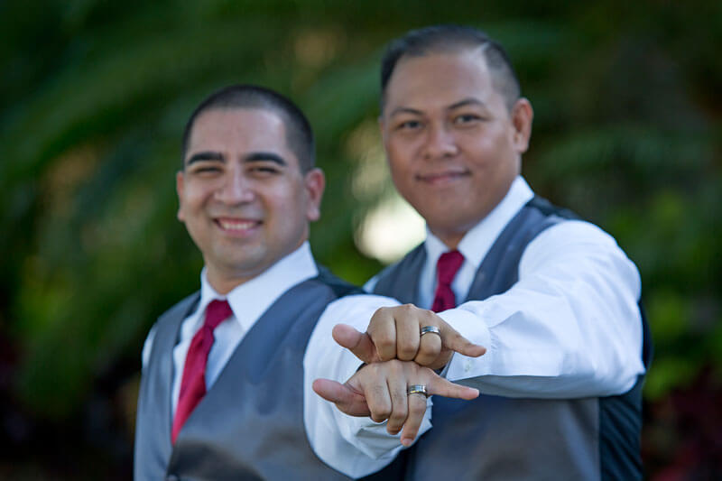 Oahu Gay Wedding Photography Hawaii
