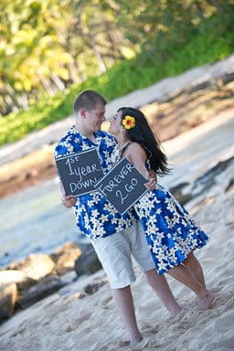 Hawaii Wedding Anniversary Photography