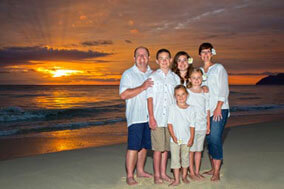 Sunrise Family Portrait Waimanalo Beach