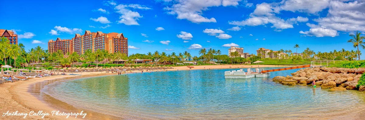 panoramic photo of Lagoon One, KoOlina Resort, Oahu, Hawaii