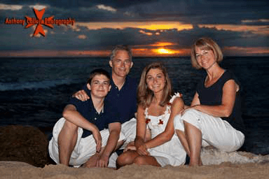 Koolina Vacation Photographers Sunset Oahu Family vacation Portrait at Secret beach at the KoOlina Resort, Oahu Hawaii