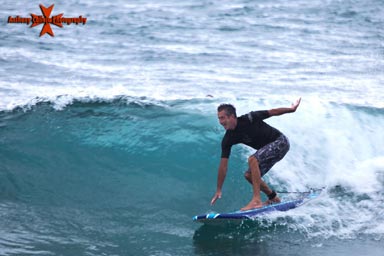 Pro-Surfer Surfing at Sunset Beach, North Shore, Oahu, Hawaii