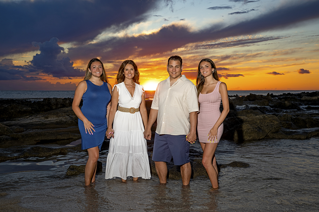 Waikiki Beach Sunset Family Photography