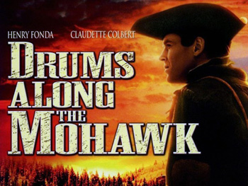 Drums Along the Mohawk: The year is 1776, and newlyweds Gilbert (Henry Fonda) and Lana Martin (Claudette Colbert) have decided to take up a rural lifestyle. However, following the onset of the American Revolutionary War, the couple's quiet life in the Mohawk Valley is interrupted by violent attacks from Native Americans and Tories. The Martins refuse to succumb to the difficulties of their new life, though, as Lana takes on the responsibility of raising a child while Gilbert joins the colonists' militia. 1939