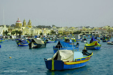 Marsaxlokk fishing harbour