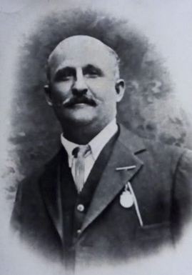 Portrait of my paternal great-uncle Salvatore (Salvu) Calleja. Born November 29, 1879 in Mosta, Malta.